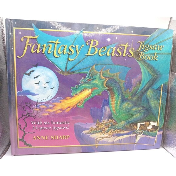 BRAND NEW! Fantasy Beasts Jigsaw Book Harry Potter Anne Sharp New OUT OF PRINT - Picture 1 of 10